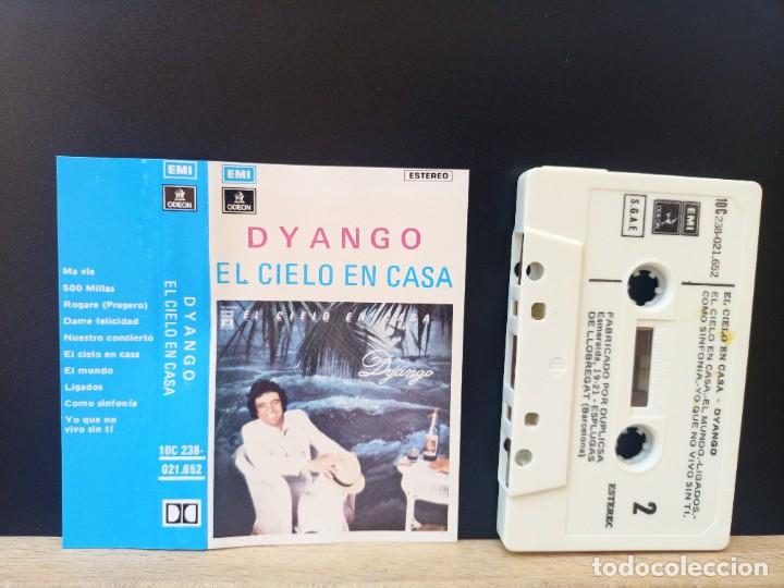 Casetes antiguos: DYANGO EL CIELO EN CASA EMI 11 TEMAS 1979 - Foto 2