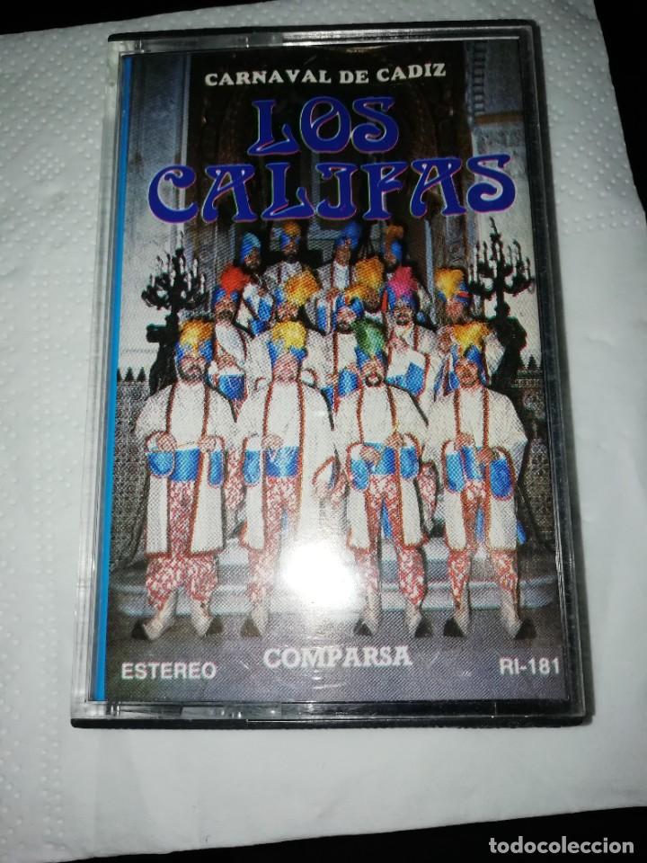 Casetes antiguos: Carnaval de C&aacute;diz casete Comparsa los califas - Foto 1