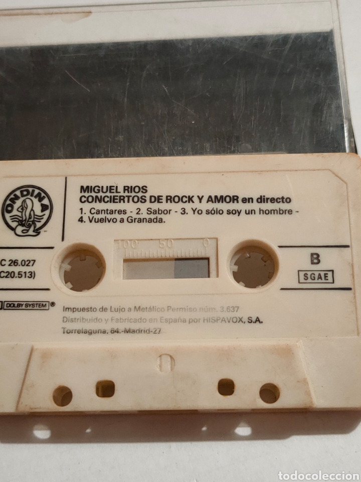 Casetes antiguos: Miguel R&iacute;os sin caratula - Foto 2