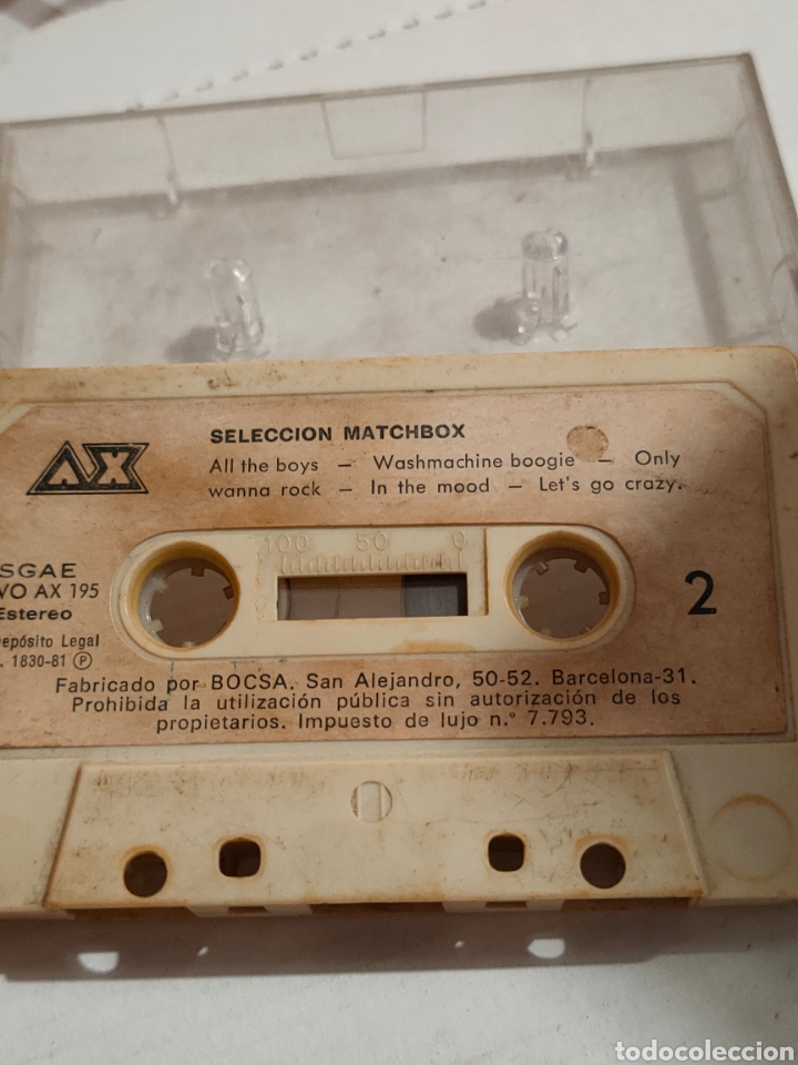 Casetes antiguos: Seleccion MATCHBOX sin caratula - Foto 2