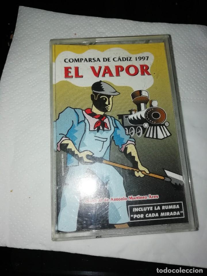 Casetes antiguos: Carnaval de C&aacute;diz casete Comparsa el vapor