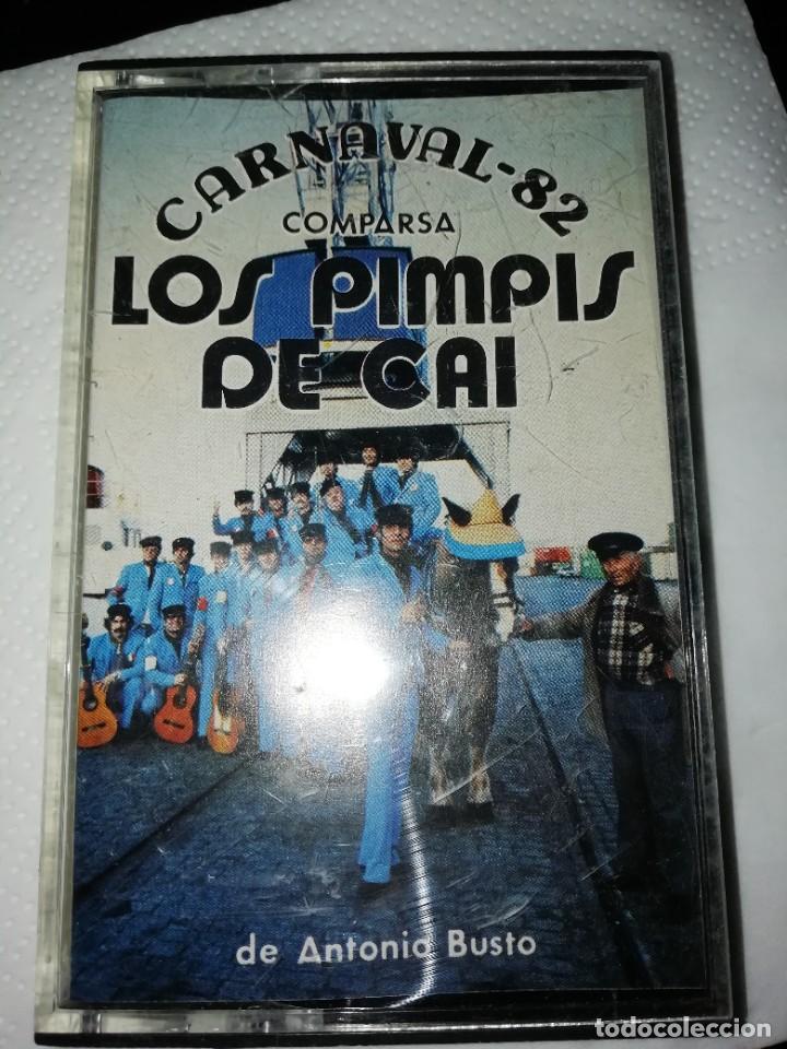 Casetes antiguos: Carnaval de C&aacute;diz casete Comparsa los pimpis de cai - Foto 1