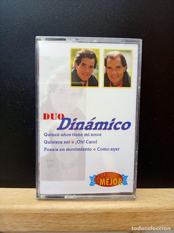 Casetes antiguos: DUO DIN&Aacute;MICO SIMPLEMENTE LO MEJOR 14 TEMAS DISKY 1997 - Foto 1