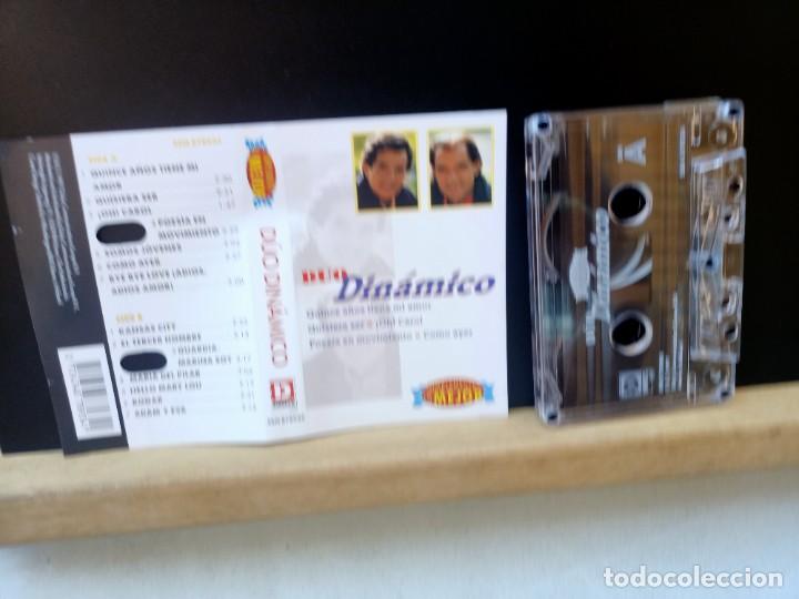 Casetes antiguos: DUO DIN&Aacute;MICO SIMPLEMENTE LO MEJOR 14 TEMAS DISKY 1997 - Foto 2
