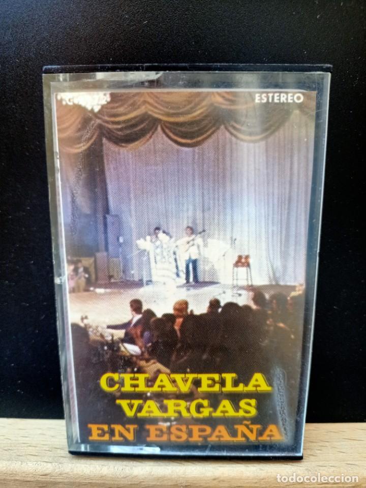 Casetes antiguos: CHAVELA VARGAS EN ESPA&Ntilde;A 12 TEMAS ORFEON 1973 - Foto 1