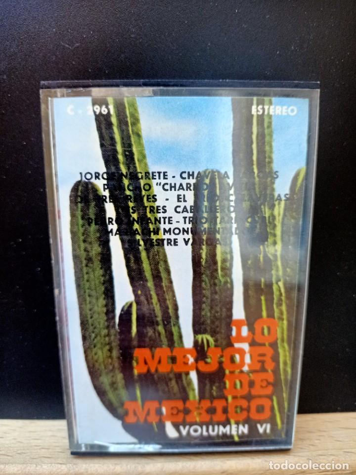 Casetes antiguos: LO MEJOR DE MEXICO VOLUMEN 6 VARIOS INT&Eacute;RPRETES 12 TEMAS ORFEON 1973