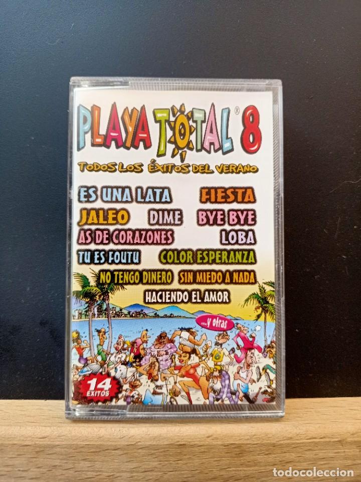 Casetes antiguos: PLAYA TOTAL 8 TODOS LOS &Eacute;XITOS DEL VERANO 14 &Eacute;XITOS OPEN RECORDS 2003 - Foto 1
