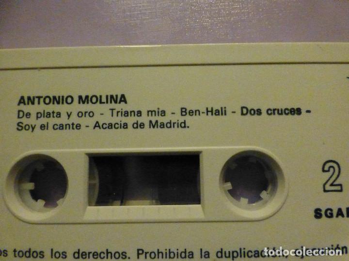 Casetes antiguos: Cinta de Cassette - Antonio Molina - 24 exitos , Vol. 2 - DCD 1987 - Foto 3