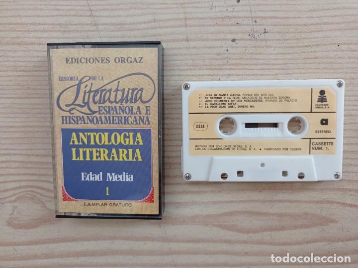 Casetes antiguos: Historia De La Literatura Espa&ntilde;ola E Hispanoamericana - Antologia Literaria - Edad Media I - Cassett