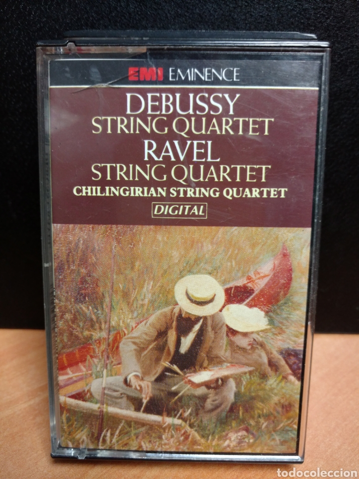 Casetes antiguos: Debussy, Ravel, Chilingirian String Quartet - String Quartets (Cass, Album) - Foto 1