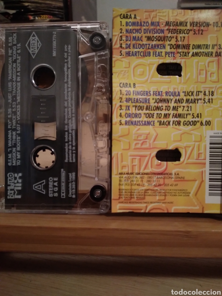 Casetes antiguos: BOMBAZO MIX - CASETE - - Foto 2