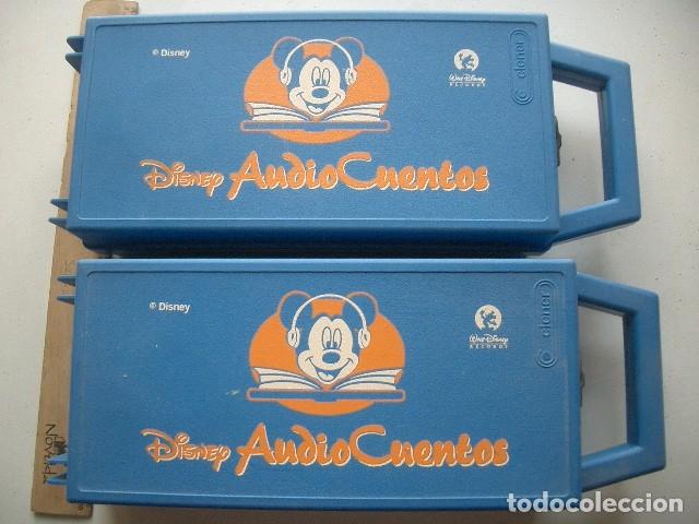 Casetes antiguos: 2 MALETIES DISNEY AUDIO CUENTOS CASSETTES, COMO NUEVOS