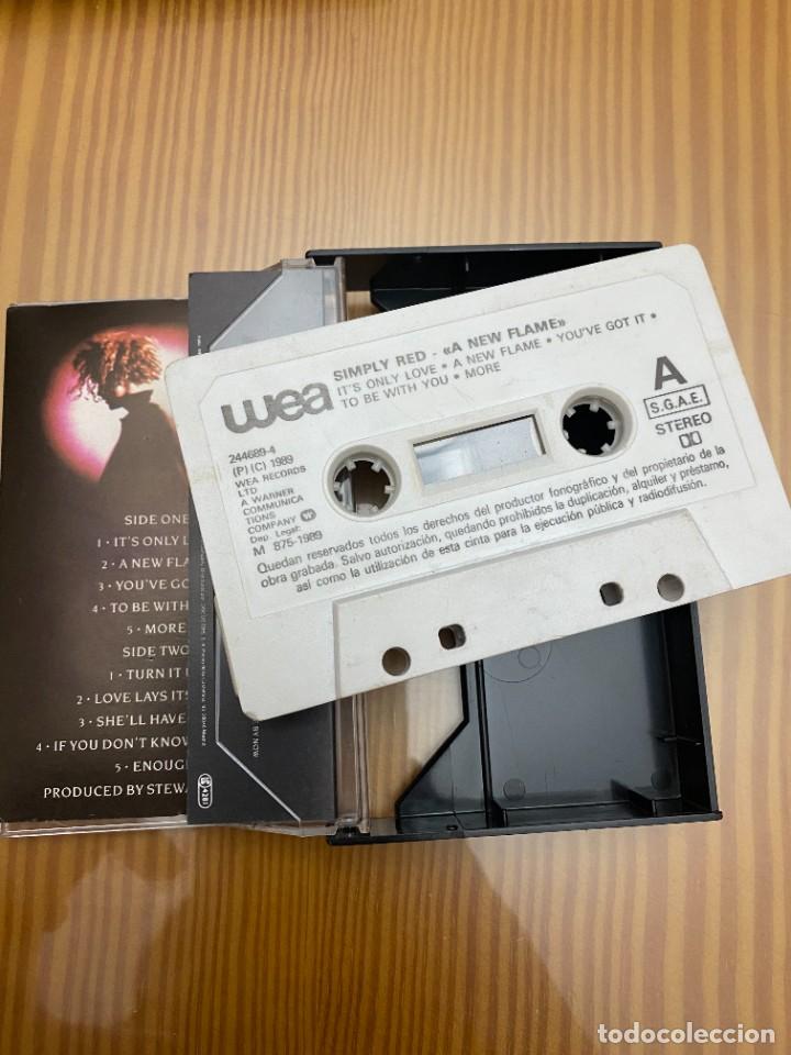 Casetes antiguos: Cassette - Simply Red (A New Flame) - Foto 3