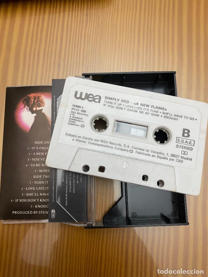 Casetes antiguos: Cassette - Simply Red (A New Flame) - Foto 4
