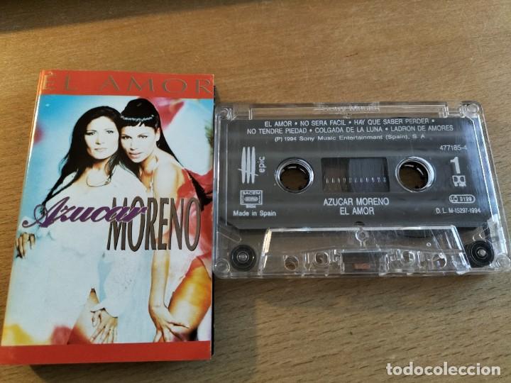 Casetes antiguos: RAR CASSETTE. AZUCAR MORENO. EL AMOR - Foto 1