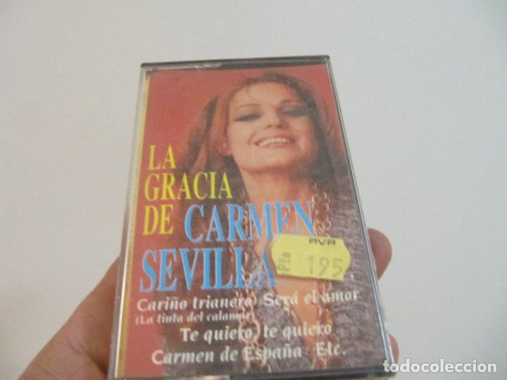 Casetes antiguos: LA GRACIA DE CARMEN SEVILLA PRECINTADO