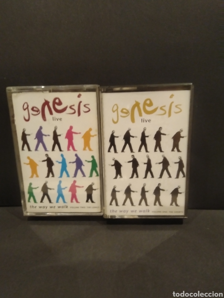 Casetes antiguos: G&eacute;nesis Live The way web walk vol 1 y 2 - Foto 1