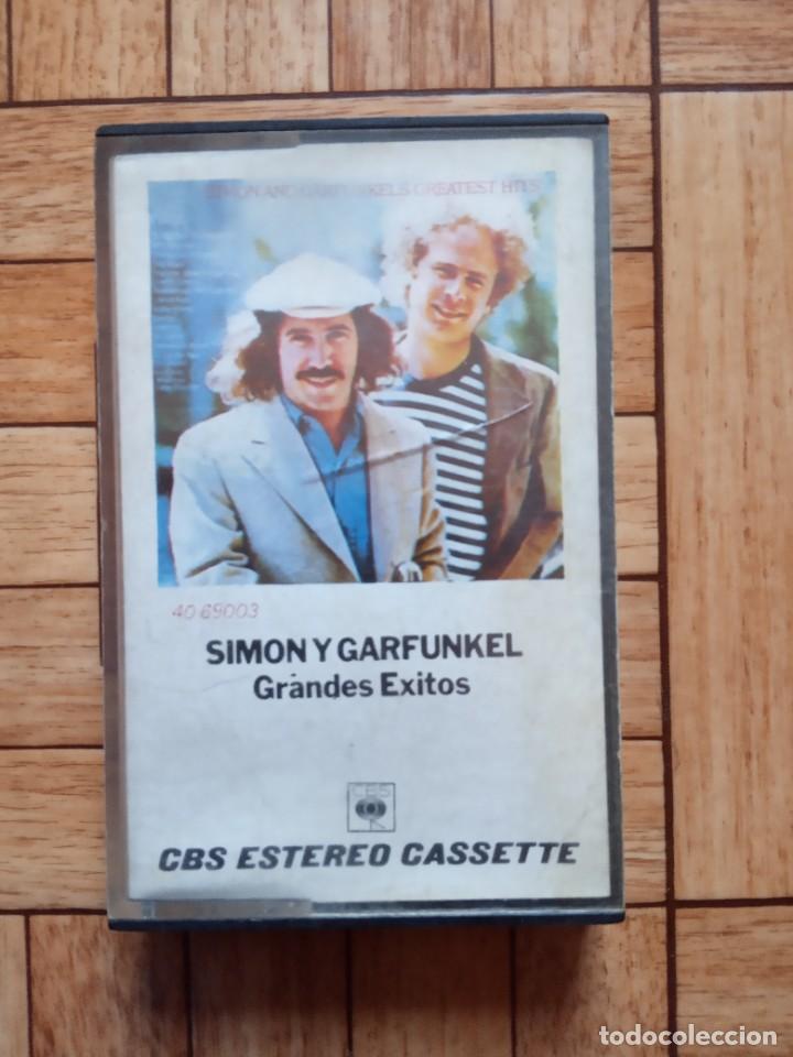 Casetes antiguos: SIMON Y GARFUNKEL - GRANDES &Eacute;XITOS - CASETE SPAIN 1972 - Foto 1