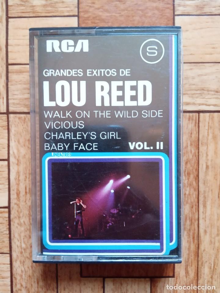Casetes antiguos: LOU REED - GRANDES &Eacute;XITOS - CASETE - Foto 1