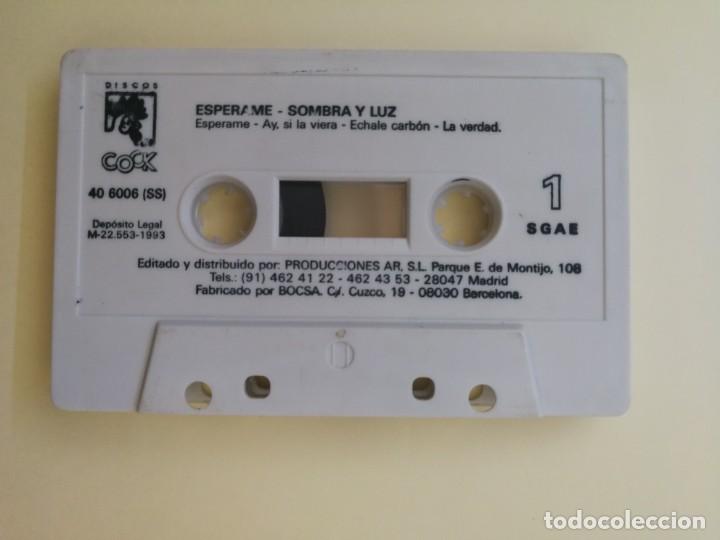 Casetes antiguos: SOMBRA Y LUZ &ndash; &Eacute;XITOS &ndash; CASETE - Foto 2