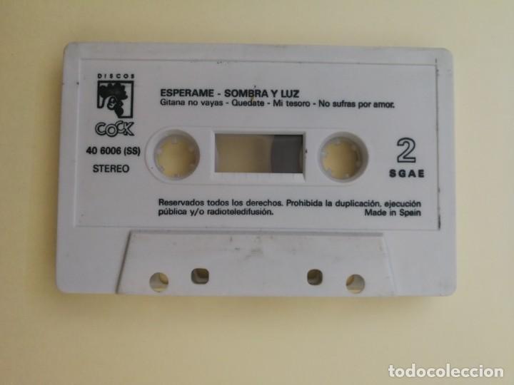 Casetes antiguos: SOMBRA Y LUZ &ndash; &Eacute;XITOS &ndash; CASETE - Foto 3