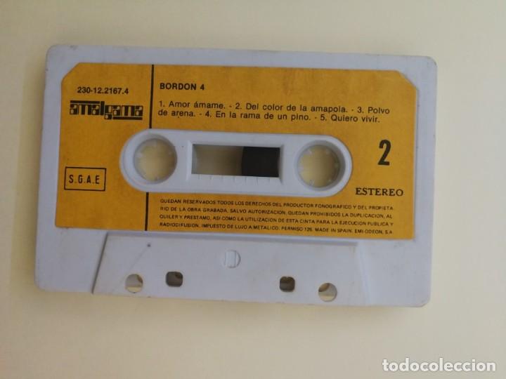 Casetes antiguos: BORD&Oacute;N 4 &ndash; GRANDES &Eacute;XITOS &ndash; CASETE - Foto 3