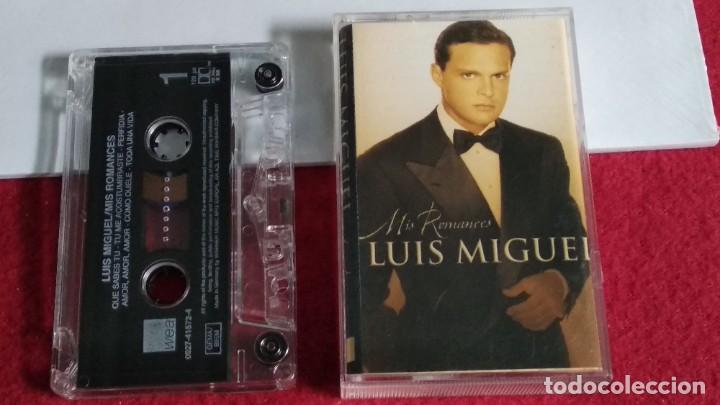 Casetes antiguos: CASETE CINTA CASSETTE(LUIS MIGUEL - MIS ROMANCES ) 2001 WEA - MUY POCO USO