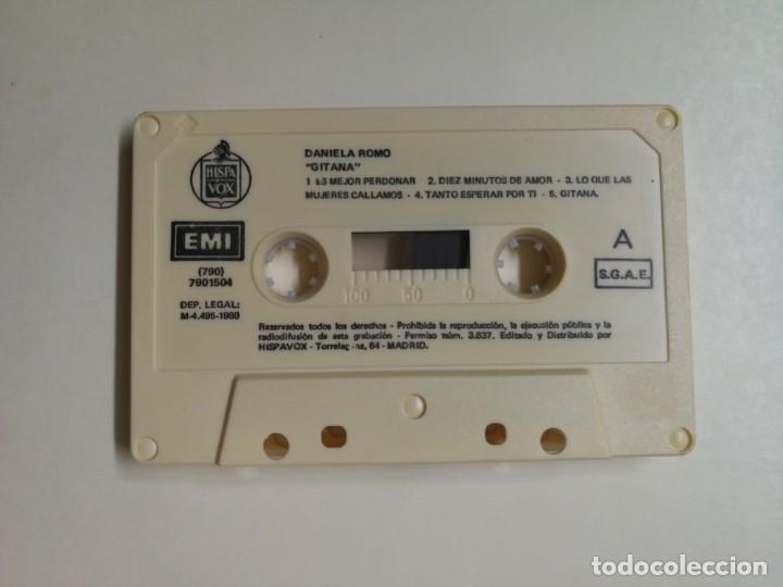 Casetes antiguos: DANIELA ROMO &ndash; GITANA &ndash; CASETE - Foto 3