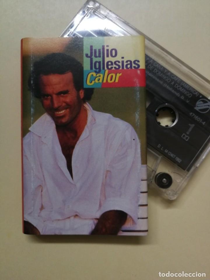 Casetes antiguos: JULIO IGLESIAS &ndash; CALOR &ndash; CASETE - Foto 1