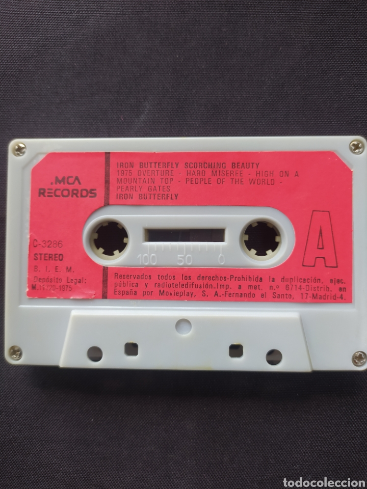 Casetes antiguos: Cassette Iron Butterfly - Foto 3