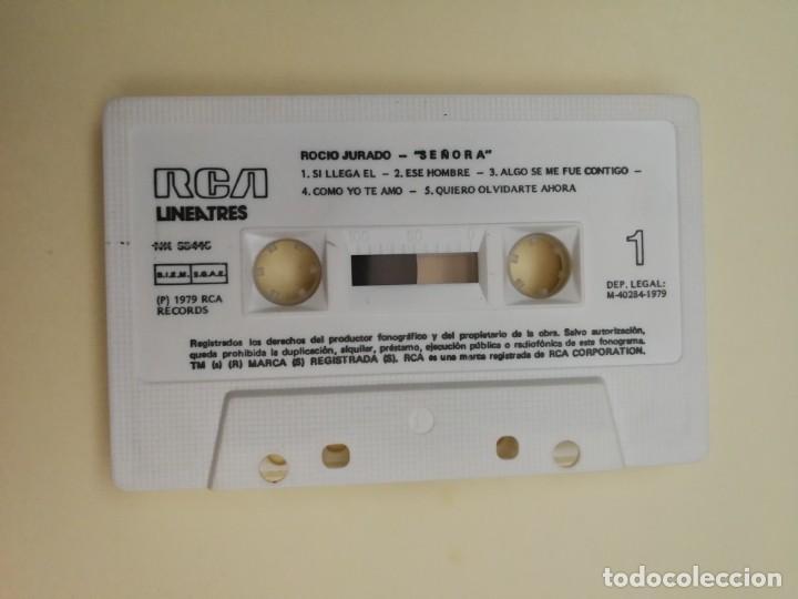 Casetes antiguos: ROC&Iacute;O JURADO &ndash; SE&Ntilde;ORA &ndash; CASETE - Foto 2