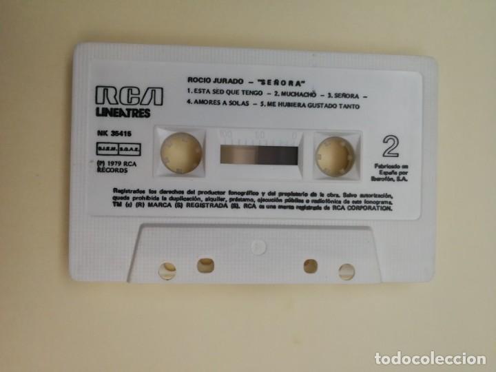 Casetes antiguos: ROC&Iacute;O JURADO &ndash; SE&Ntilde;ORA &ndash; CASETE - Foto 3