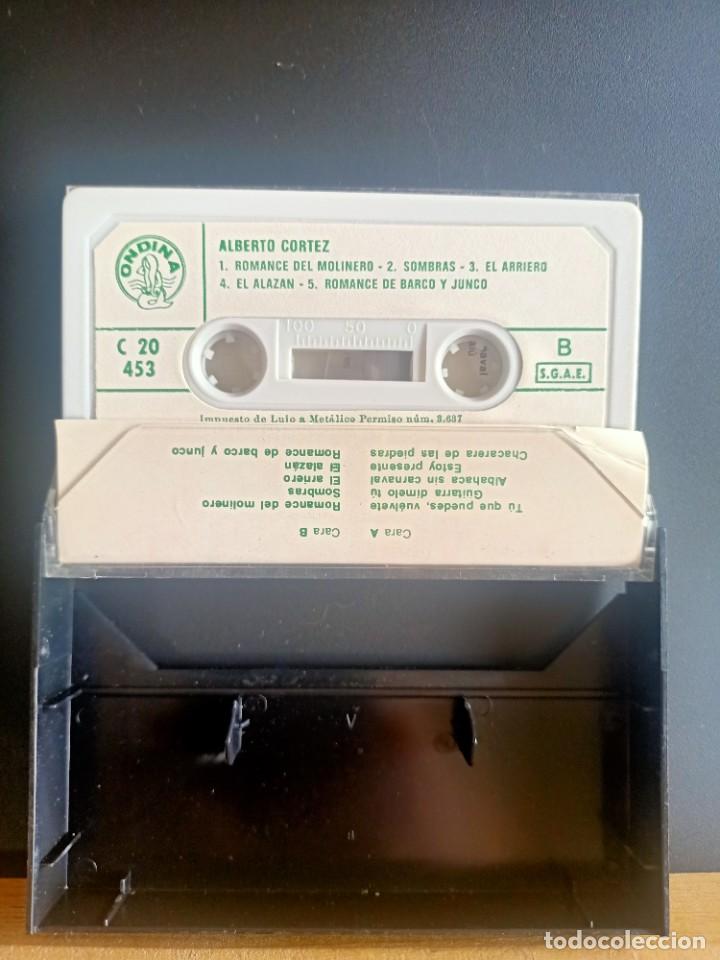 Casetes antiguos: ALBERTO CORTEZ VERSIONES ORIGINALES 10 TEMAS HISPAVOX 1981 - Foto 3