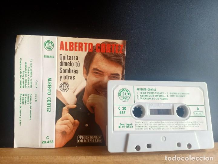 Casetes antiguos: ALBERTO CORTEZ VERSIONES ORIGINALES 10 TEMAS HISPAVOX 1981 - Foto 4