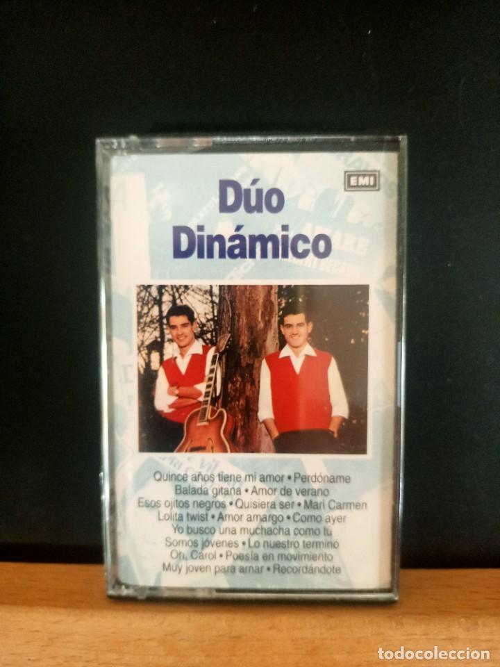 Casetes antiguos: D&Uacute;O DIN&Aacute;MICO 15 TEMAS EMI 1992 - Foto 1