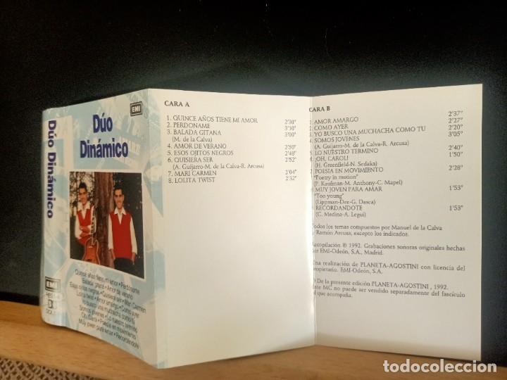 Casetes antiguos: D&Uacute;O DIN&Aacute;MICO 15 TEMAS EMI 1992 - Foto 2