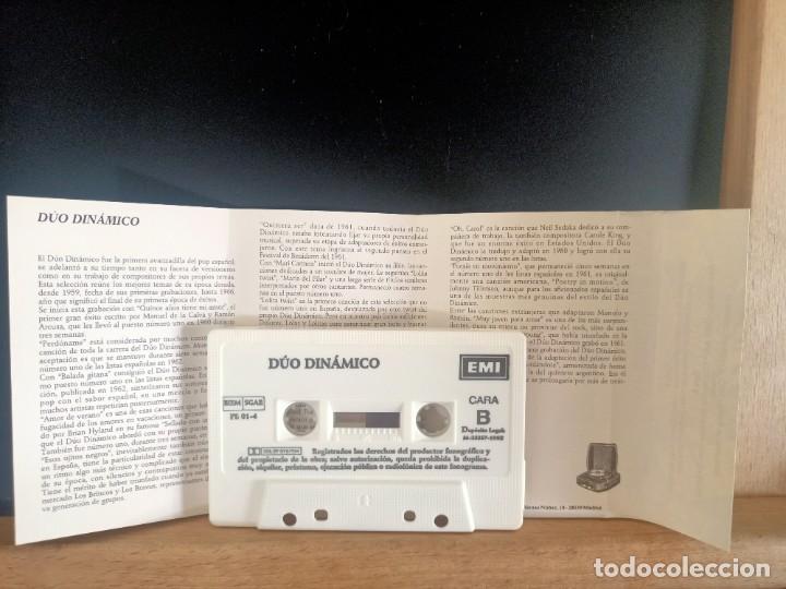 Casetes antiguos: D&Uacute;O DIN&Aacute;MICO 15 TEMAS EMI 1992 - Foto 5