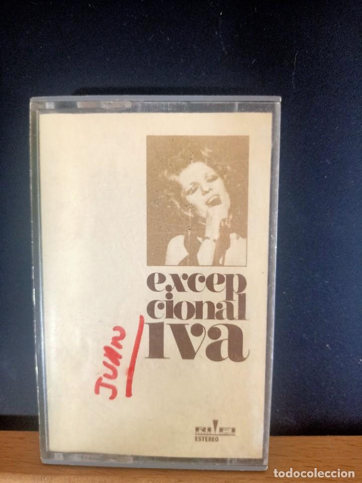 Casetes antiguos: IVA ZANICHI EXCEPCIONAL IVA 12 TEMAS DISCOS COLUMBIA 1974 ETIQUETA EL CORTE INGL&Eacute;S - CORTTY CASS