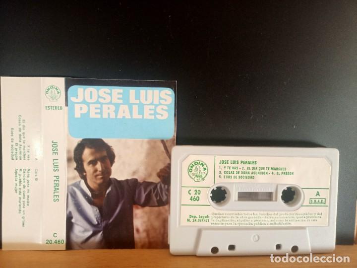 Casetes antiguos: JOS&Eacute; LUIS PERALES 9 TEMAS HISPAVOX 1981 - Foto 2