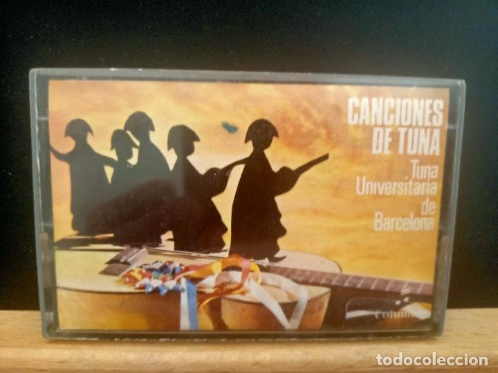 Casetes antiguos: CANCIONES DE TUNA POR LA TUNA UNIVERSITARIA DE BARCELONA 12 TEMAS DISCOS COLUMBIA 1972