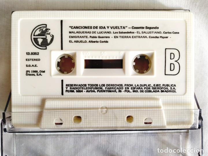 Casetes antiguos: CANCIONES DE IDA Y VUELTA - CASSETTE SEGUNDO - Foto 2