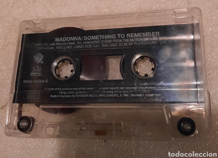 Casetes antiguos: Madonna - something to remember. SOLO CASSETTE - Foto 1