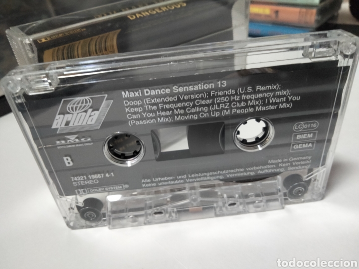 Casetes antiguos: Cassette MICHAEL JACKSON (DANGEROUS) - Foto 3