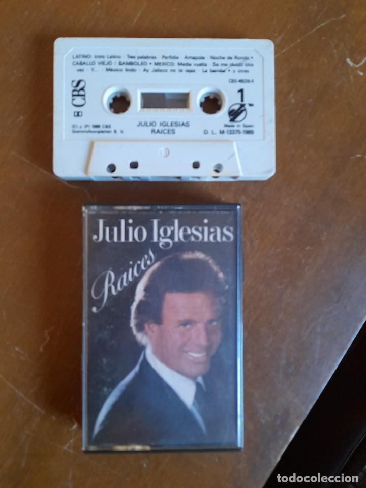 Casetes antiguos: Julio Iglesias ra&iacute;ces 1989 - Foto 1