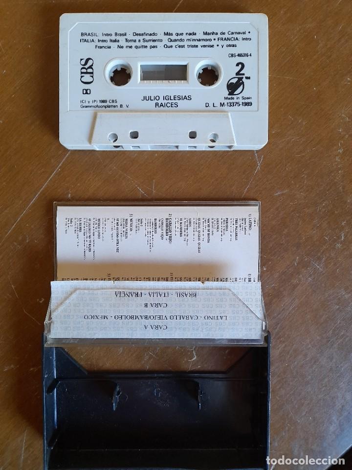Casetes antiguos: Julio Iglesias ra&iacute;ces 1989 - Foto 3