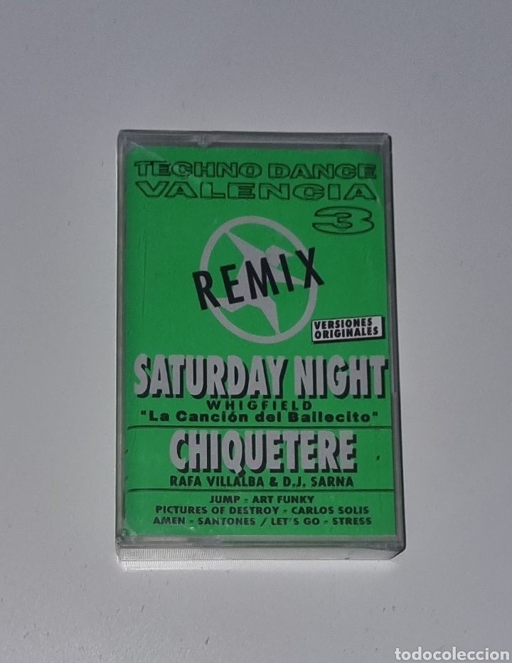 Casetes antiguos: VARIOS / CASSETTE 1994 / TECHNO DANCE VALENCIA VOL.3 - Foto 1