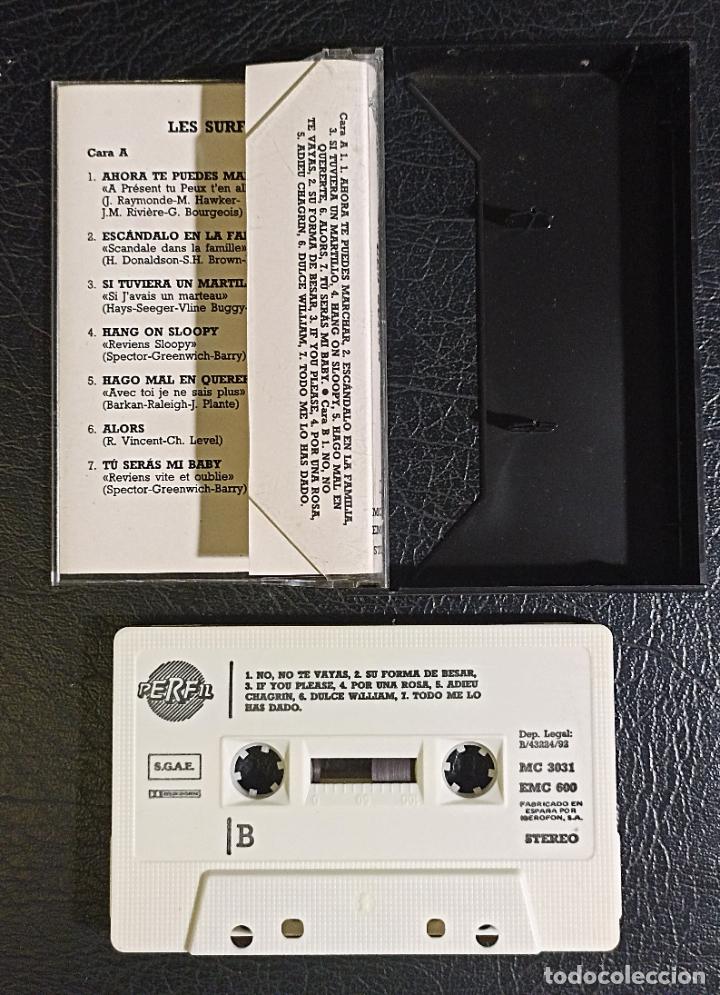 Casetes antiguos: CINTA CASSETTE LES SURFS - PERFIL 1992 - Foto 2
