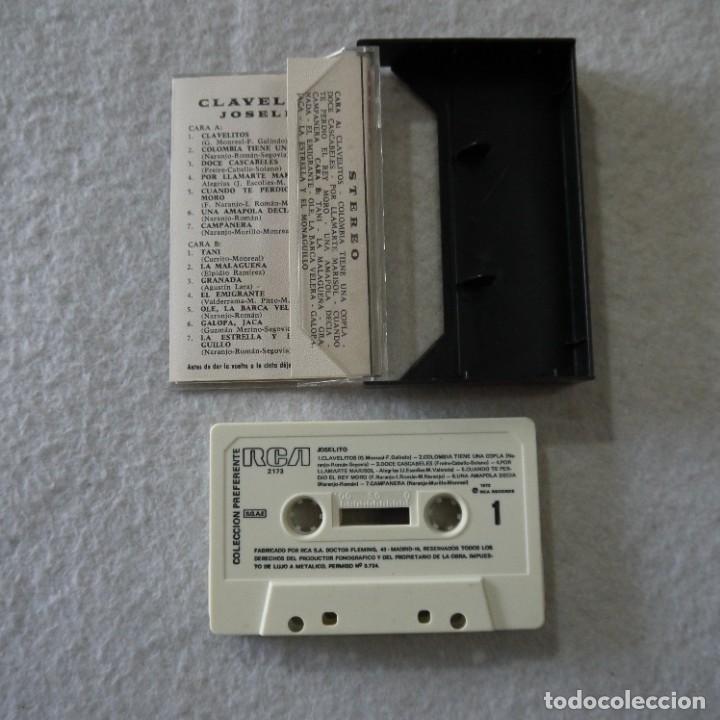 Casetes antiguos: JOSELITO - CLAVELITOS - CASETE 1972 - Foto 3