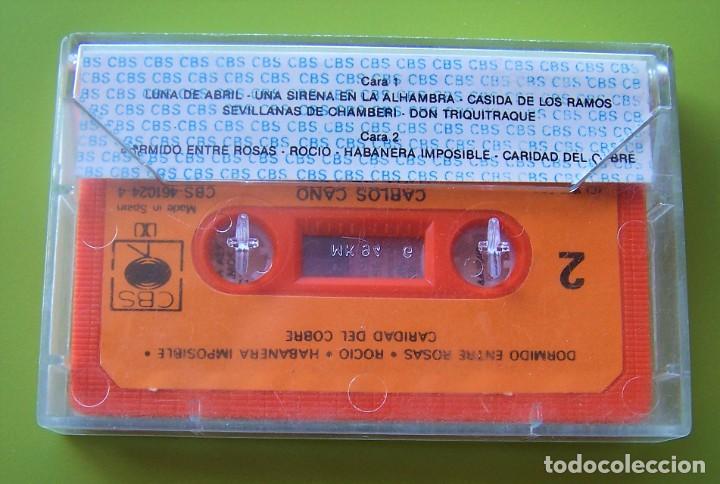 Casetes antiguos: CARLOS CANO - LUNA DE ABRIL (CASETE) - Foto 4