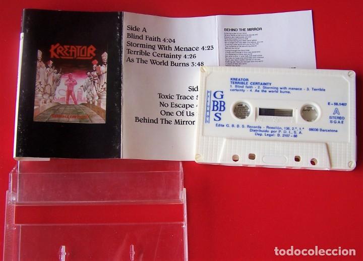 Casetes antiguos: KREATOR - TERRIBLE CERTAINLY (CASETE) - Foto 3